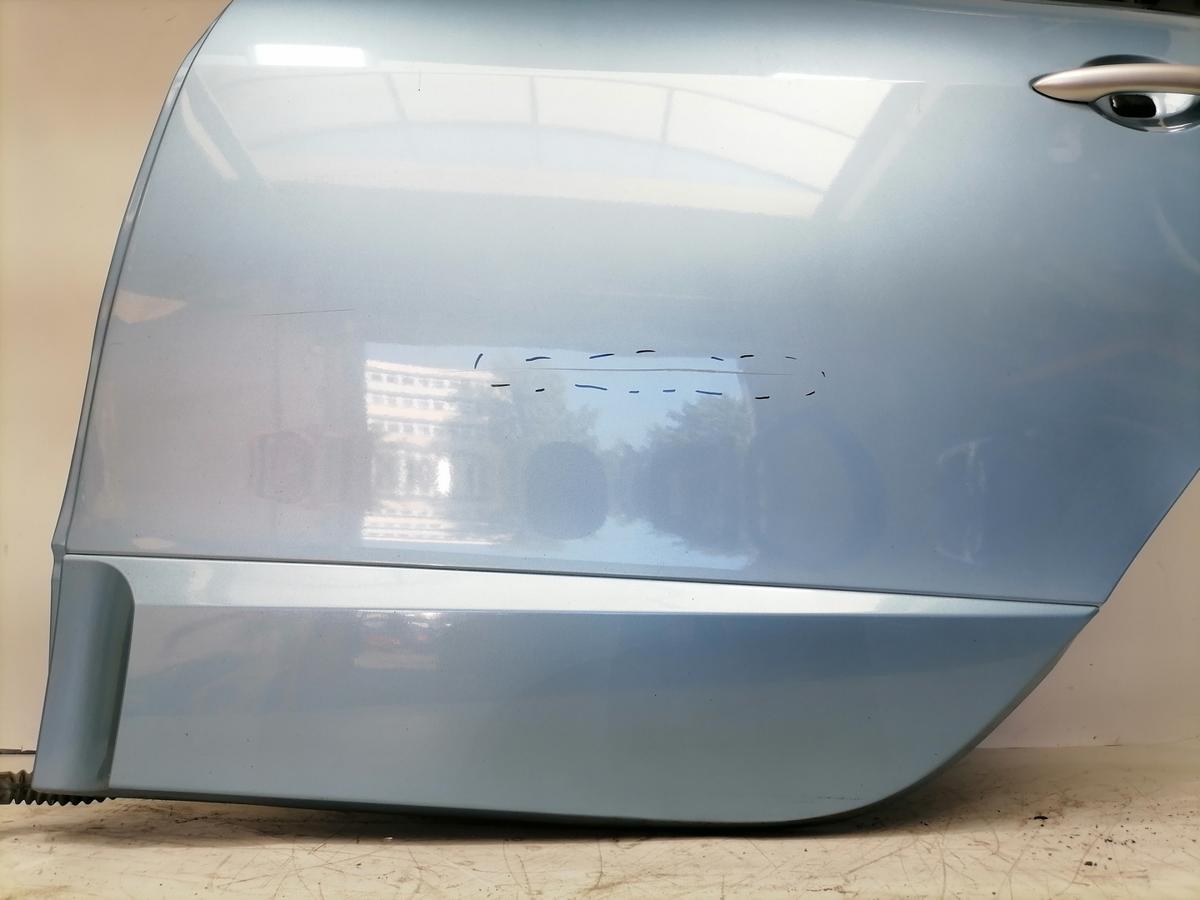 Renault Scenic 3 original T&uuml;r hinten links Terpa Hellblaumetallic Rohbau Bj.2011